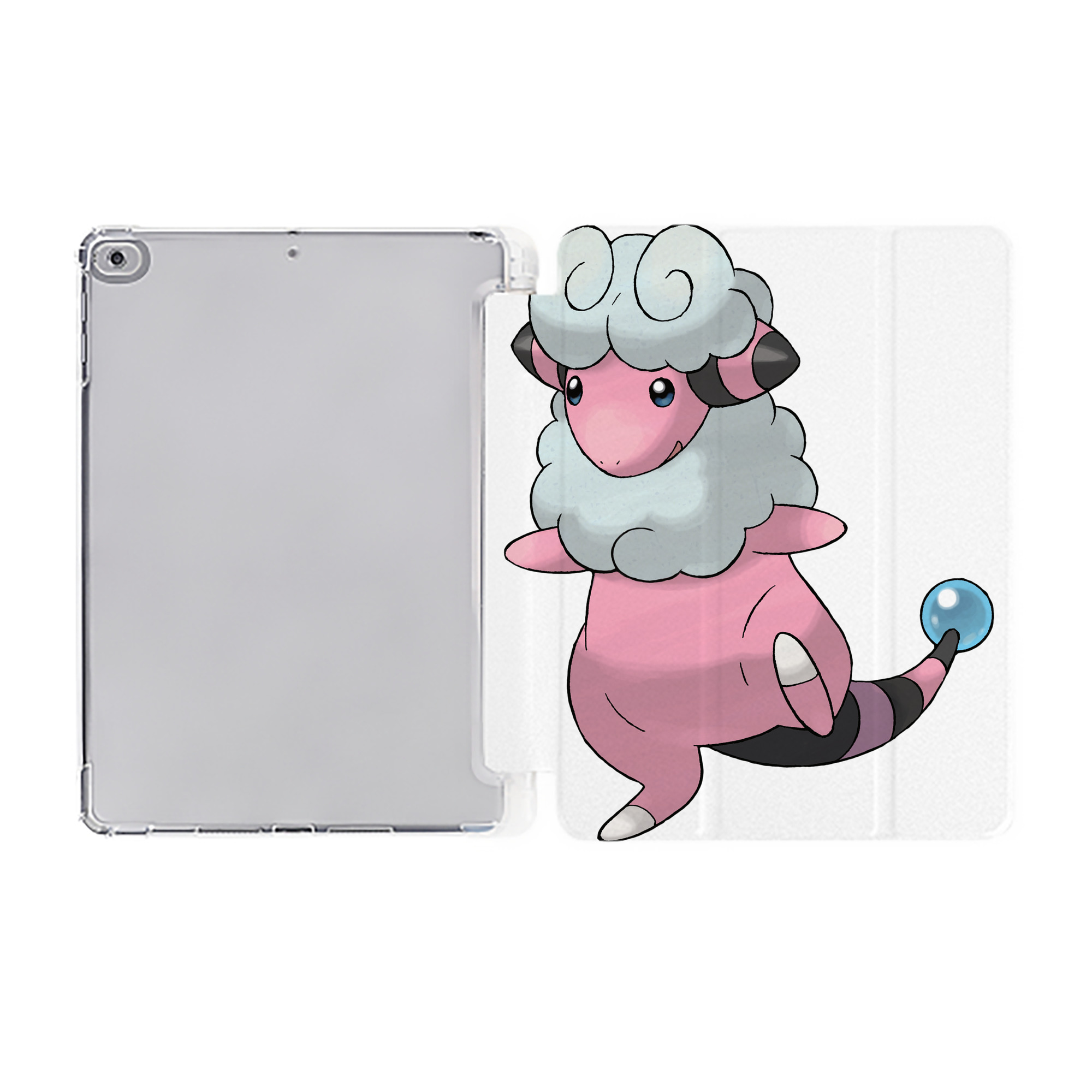 （画像用） ポケットモンスター Pokémon IPad ケース ペン収納付き 三つ折りスタンド PUレザー×シリコン 対応機種9.5/10.5/10.9インチ